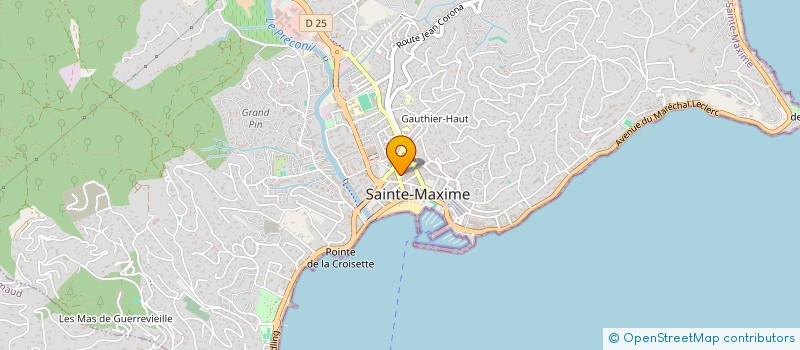 localisation de l'entreprise PHEBE à SAINTE-MAXIME