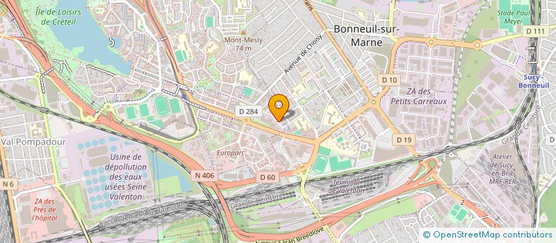 localisation de l'entreprise PHEBIMMO à CRETEIL