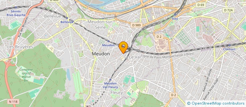 localisation de l'entreprise PHEBUS à MEUDON