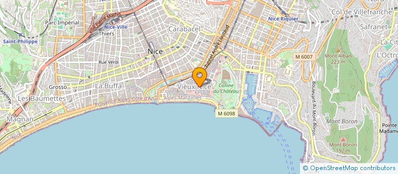 localisation de l'entreprise PHEBUS à NICE