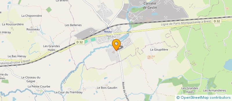 localisation de l'entreprise PHEBUS  NEAU