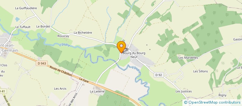 localisation de l'entreprise PHEBUS  SAINT-JEAN-SAINT-GERMAIN