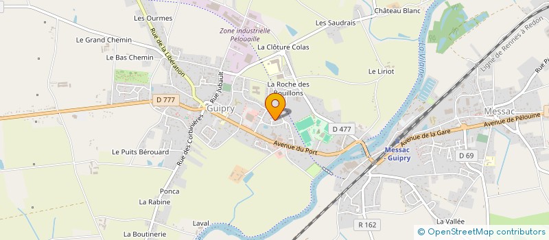 localisation de l'entreprise PHEBUS CREATION à GUIPRY-MESSAC