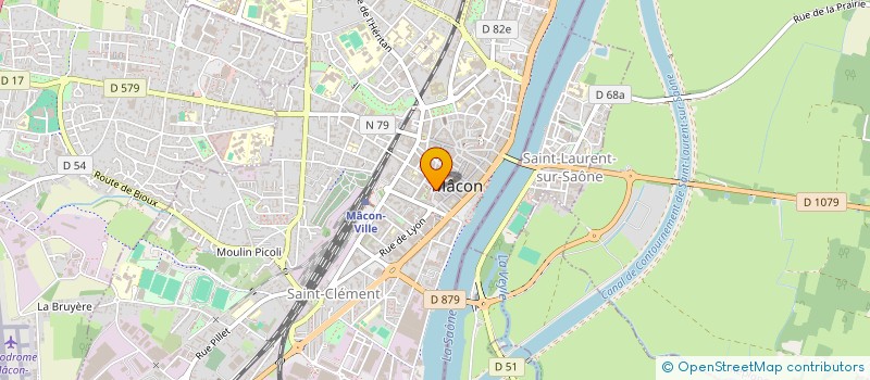 localisation de l'entreprise PHEBUS FRANCE SA à MACON