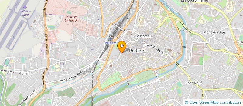localisation de l'entreprise PHEBUS PROJECT à POITIERS