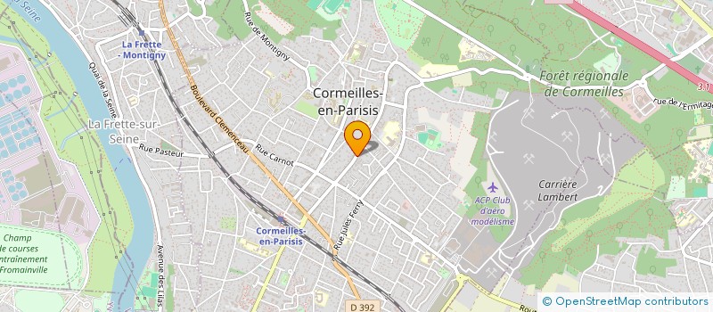 localisation de l'entreprise PHEBUS SARL à CORMEILLES-EN-PARISIS