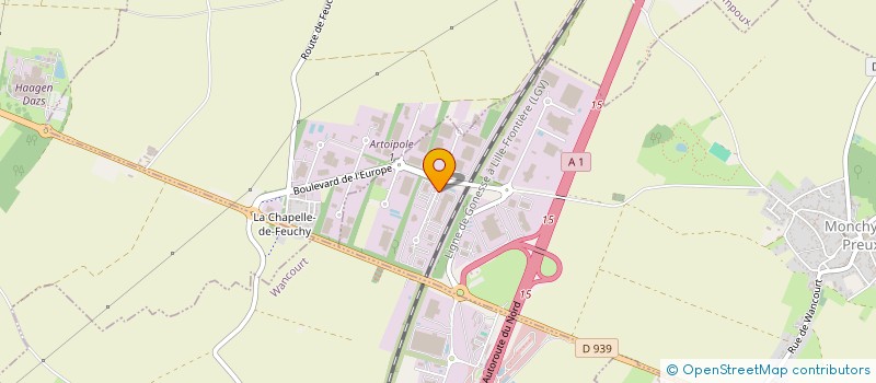 localisation de l'entreprise PHED  MONCHY-LE-PREUX