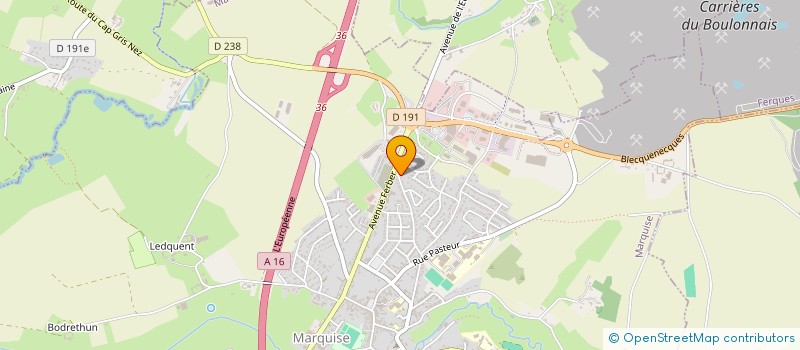localisation de l'entreprise PHED à MARQUISE