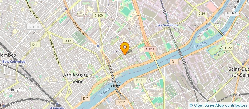 localisation de l'entreprise PHEENIIX SERVICES  ASNIERES-SUR-SEINE