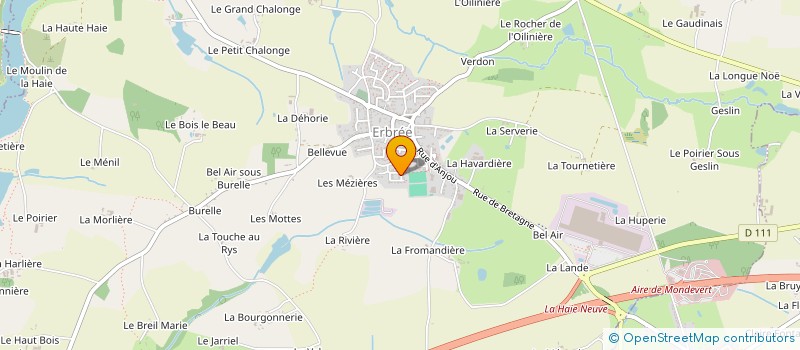 localisation de l'entreprise PHEG35  BALAZE