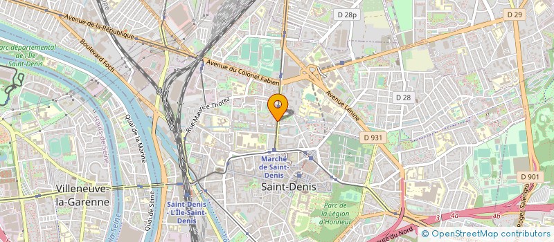 localisation de l'entreprise PHEGNET à SAINT-DENIS