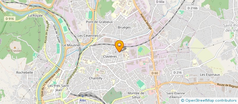 localisation de l'entreprise PHEIDOLE  ALES