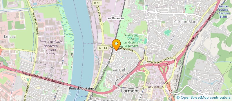 localisation de l'entreprise PHELEP  LORMONT