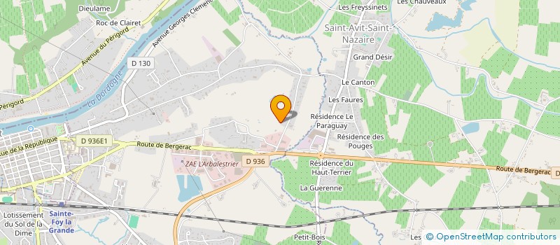 localisation de l'entreprise PHELIGO  PINEUILH