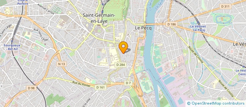 localisation de l'entreprise PHELINE  LE PECQ