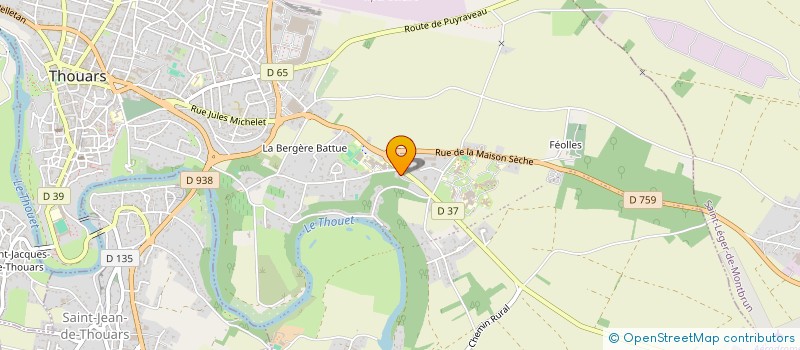 localisation de l'entreprise PHENICIE  THOUARS