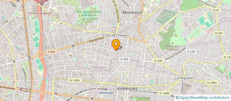 localisation de l'entreprise PHENICOS INTERNATIONAL à MONTREUIL