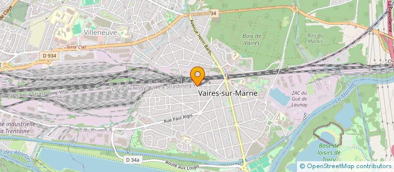 localisation de l'entreprise PHENIX à VAIRES-SUR-MARNE