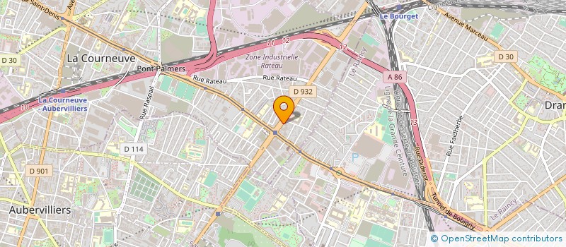 localisation de l'entreprise PHENIX à LA COURNEUVE