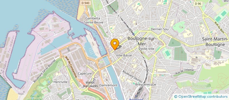 localisation de l'entreprise PHENIX à BOULOGNE-SUR-MER