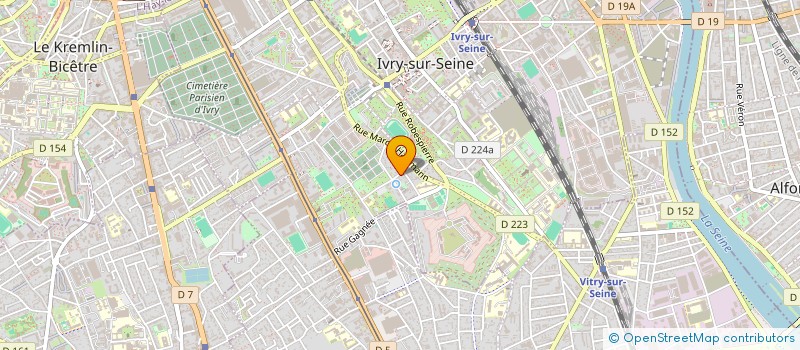 localisation de l'entreprise PHENIX à IVRY-SUR-SEINE