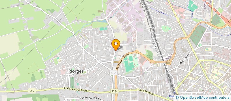 localisation de l'entreprise PHENIX à RIORGES