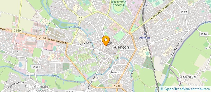 localisation de l'entreprise PHENIX à ALENCON