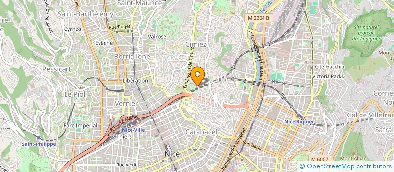 localisation de l'entreprise PHENIX à NICE