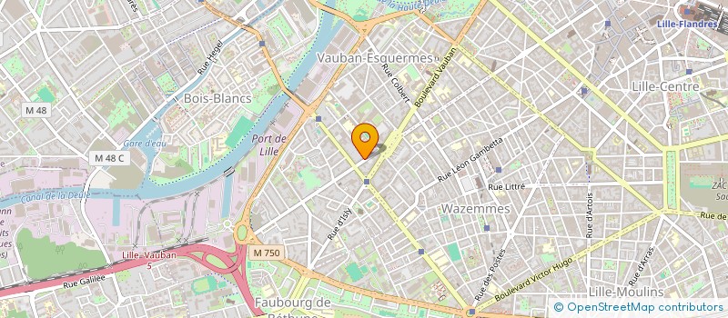 localisation de l'entreprise PHENIX à LILLE