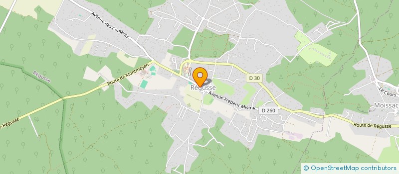 localisation de l'entreprise PHENIX à REGUSSE