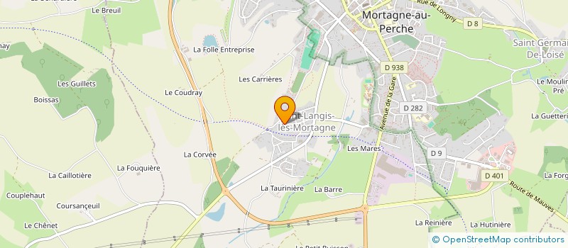 localisation de l'entreprise PHENIX à SAINT-LANGIS-LES-MORTAGNE