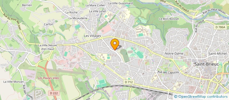 localisation de l'entreprise PHENIX à SAINT-BRIEUC