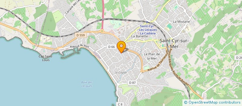 localisation de l'entreprise PHENIX à SAINT-CYR-SUR-MER
