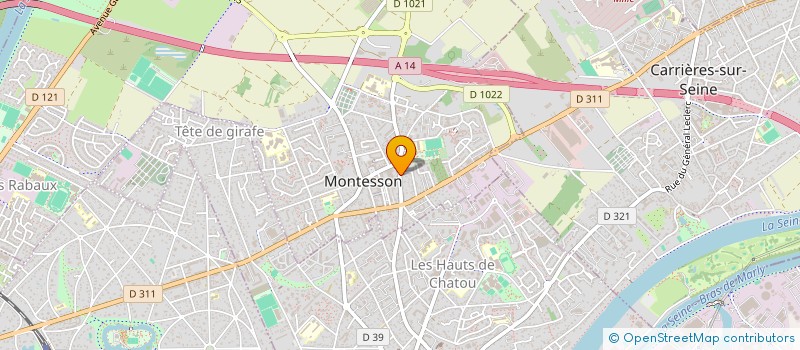 localisation de l'entreprise PHENIX  MONTESSON