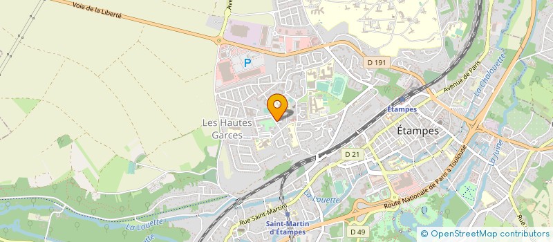 localisation de l'entreprise PHENIX à ETAMPES