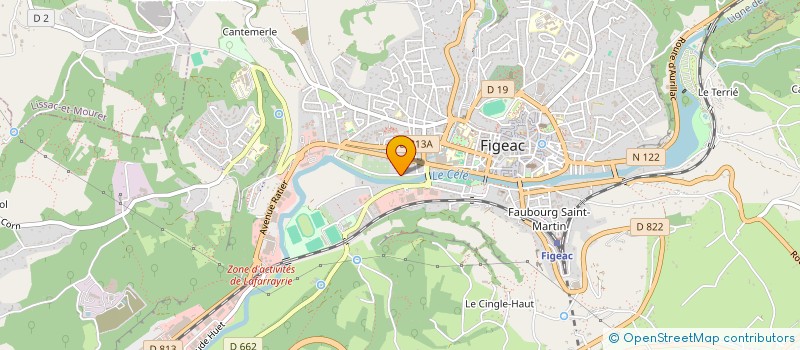 localisation de l'entreprise PHENIX  BOUSSAC