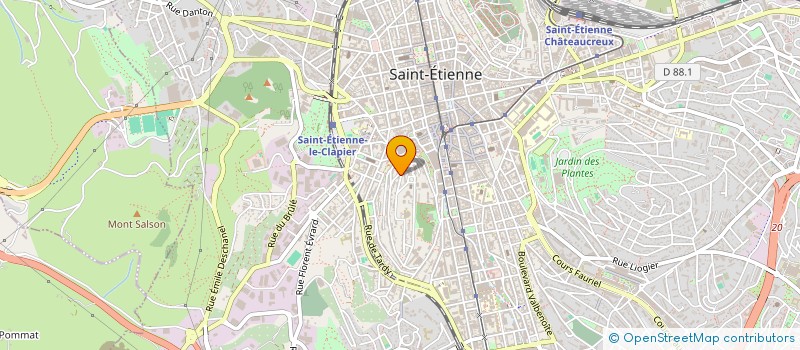 localisation de l'entreprise PHENIX à SAINT-ETIENNE