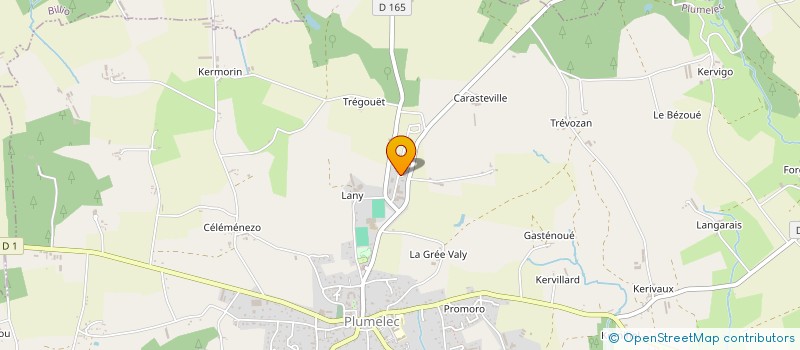 localisation de l'entreprise PHENIX  PLUMELEC