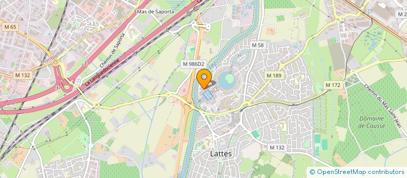 localisation de l'entreprise PHENIX à LATTES