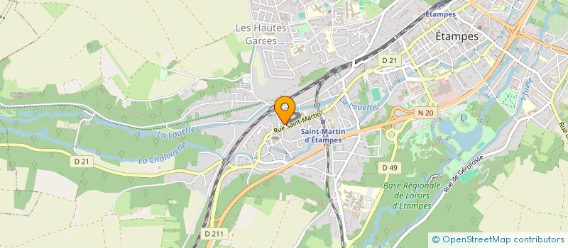 localisation de l'entreprise PHENIX à ETAMPES