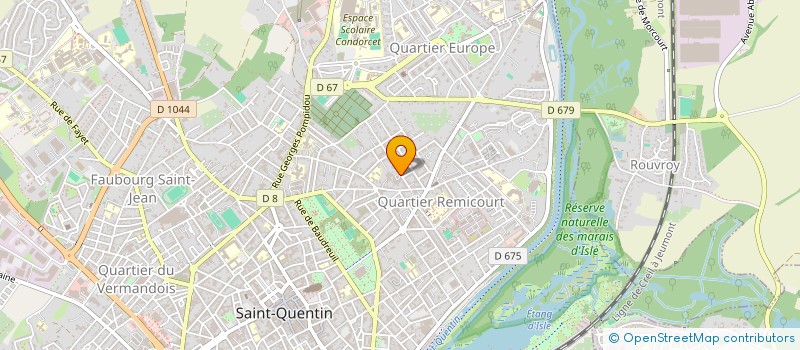 localisation de l'entreprise PHENIX à SAINT-QUENTIN