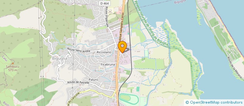 localisation de l'entreprise PHENIX à BIGUGLIA