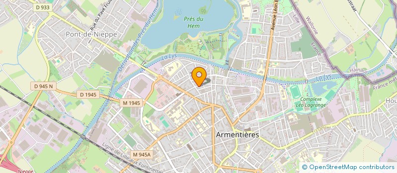 localisation de l'entreprise PHENIX  ARMENTIERES