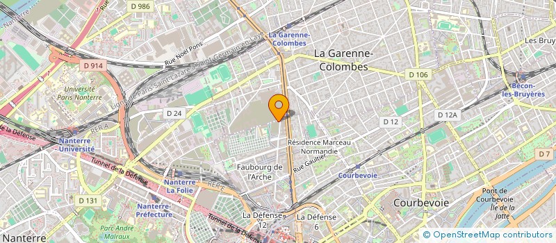 localisation de l'entreprise PHENIX  COURBEVOIE