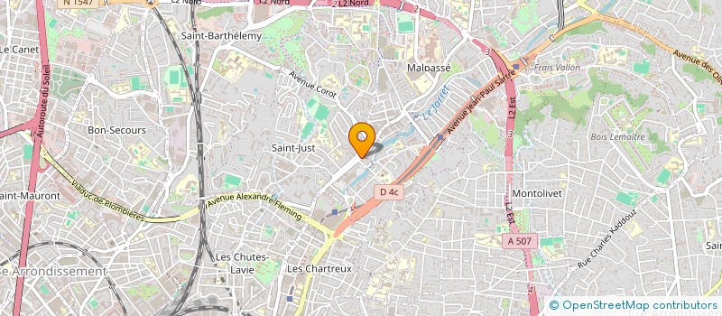 localisation de l'entreprise PHENIX à MARSEILLE