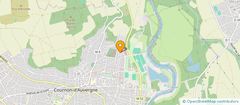 localisation de l'entreprise PHENIX  COURNON-D'AUVERGNE