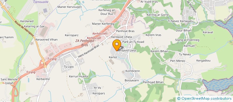 localisation de l'entreprise PHENIX  PLOMELIN