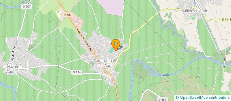 localisation de l'entreprise PHENIX  SAINT-MARCEL-SUR-AUDE