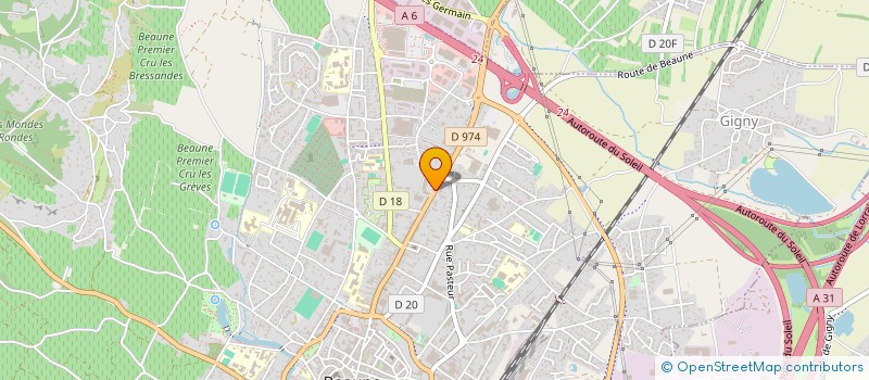 localisation de l'entreprise PHENIX  CHOREY-LES-BEAUNE