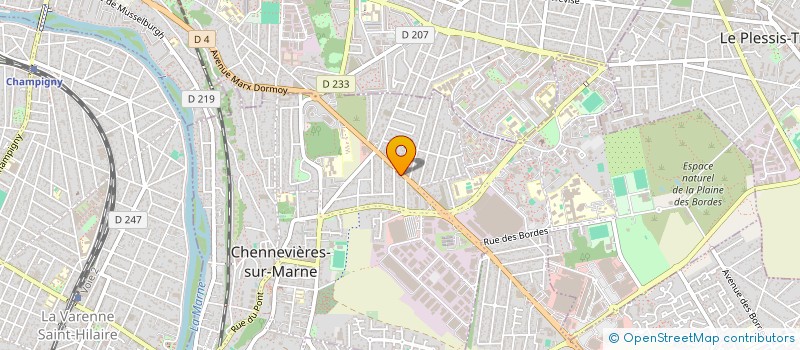 localisation de l'entreprise PHENIX AGENCEMENT à CHENNEVIERES-SUR-MARNE